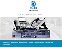Tablet Screenshot of businessphonebuyer.com